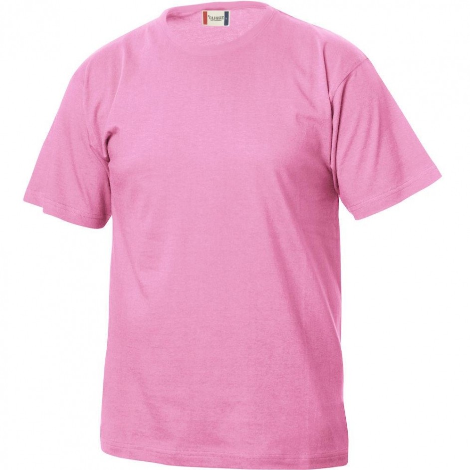 Clique Basic-T shirt Junior 029032 helder roze 250