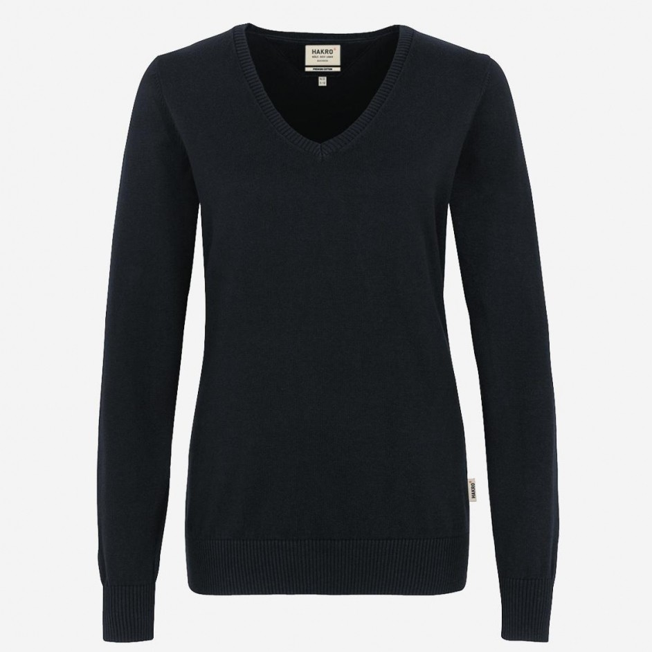 133 Dames Hakro V-neck Pullover