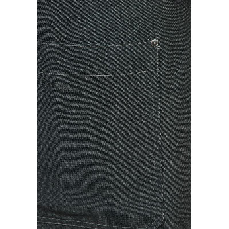 3402 Jeans / Denim loopsplit sloof jeans waar de split elkaar overlapt
