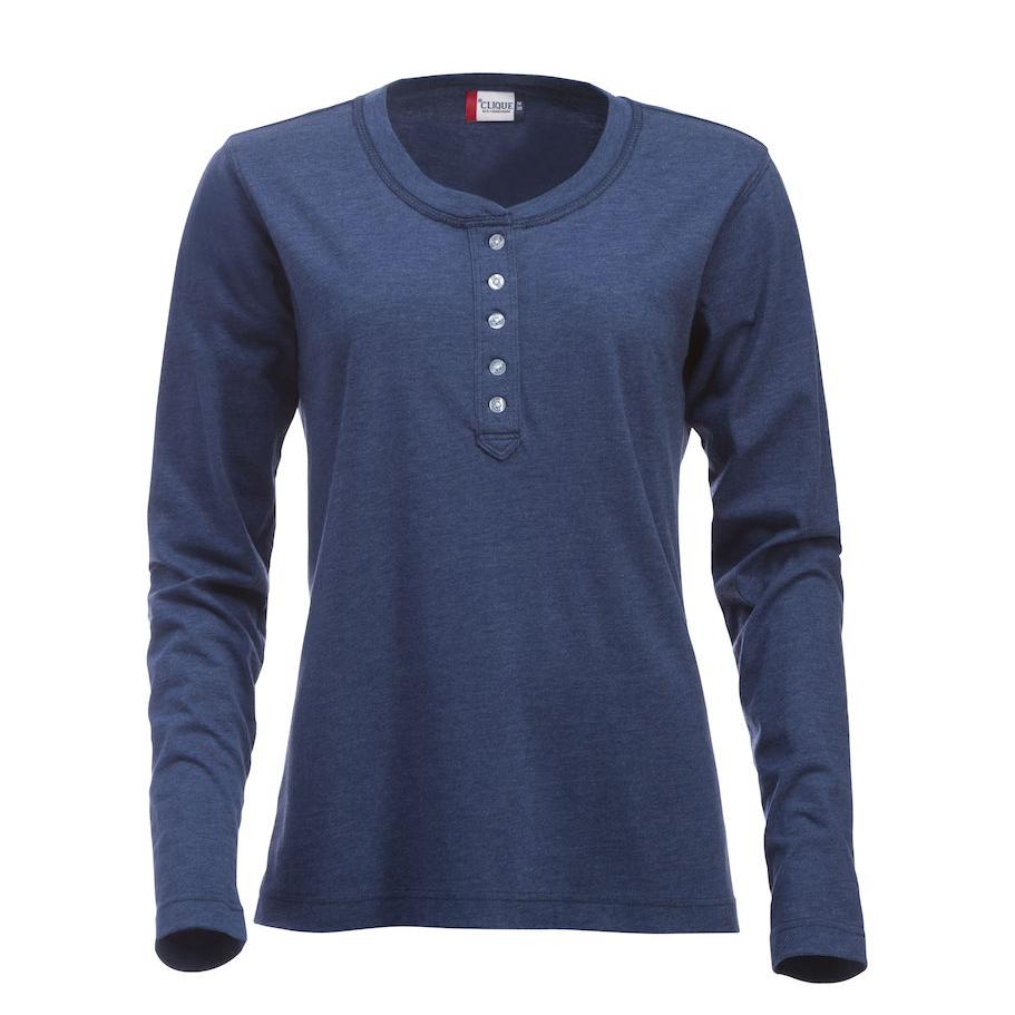 Bevriezen doorboren magneet Casual dames longsleeve t-shirt. - Webshirt Company