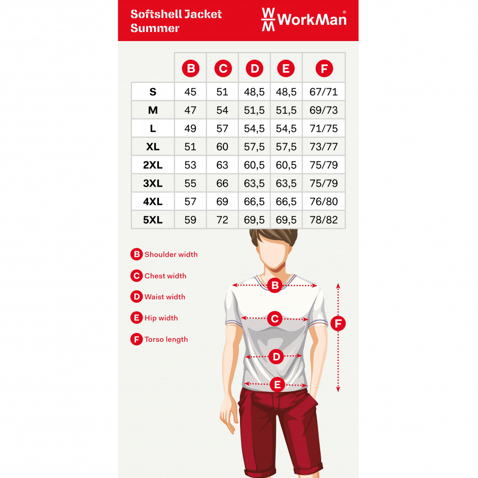 Workman WM Softshell Summer Jacket