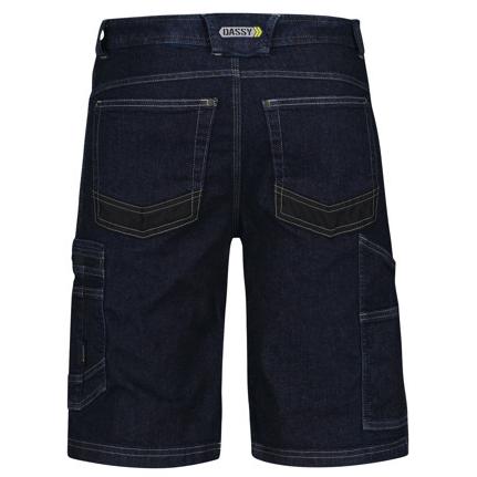 Dassy Tokyo Jeanswerkshort met stretch 250101