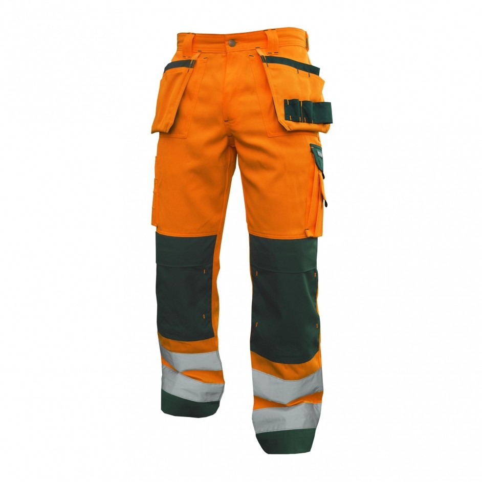 Dassy Glasgow hoge zichtbaarheidswerkbroek met holsterzakken