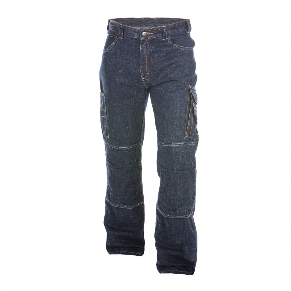 Dassy Knoxville denim werkbroek met kniestukken