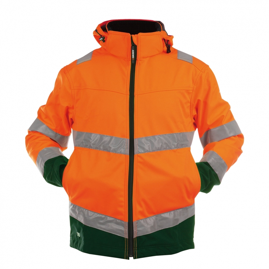 Dassy Malaga zichtbaarheidssoftshell vest 300329