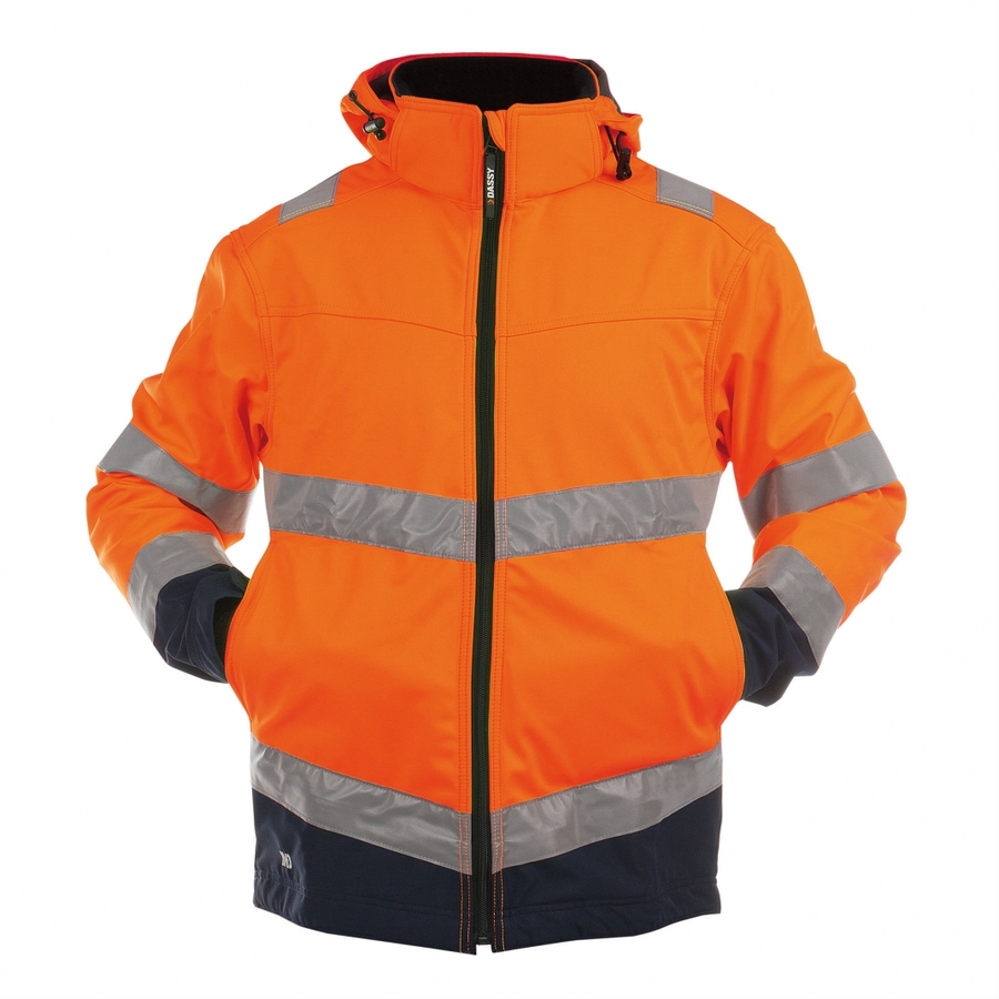 Dassy Malaga zichtbaarheidssoftshell vest 300329