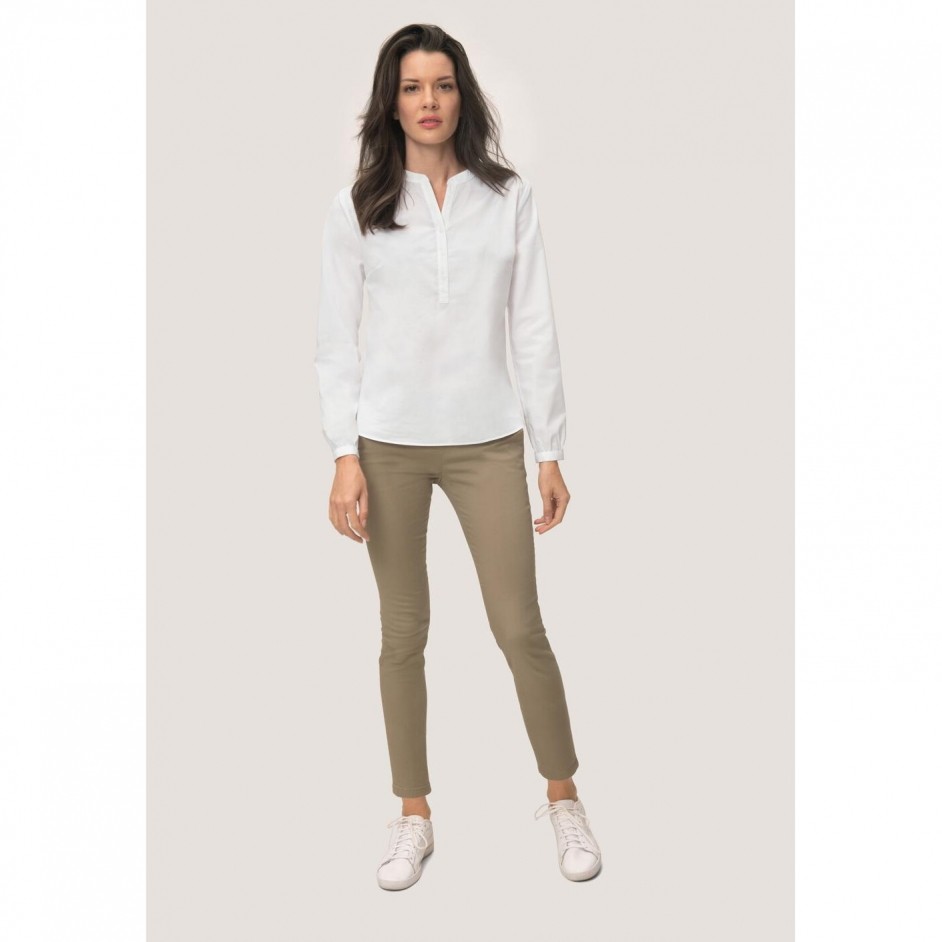Hakro 113 dames stretch tuniek blouse