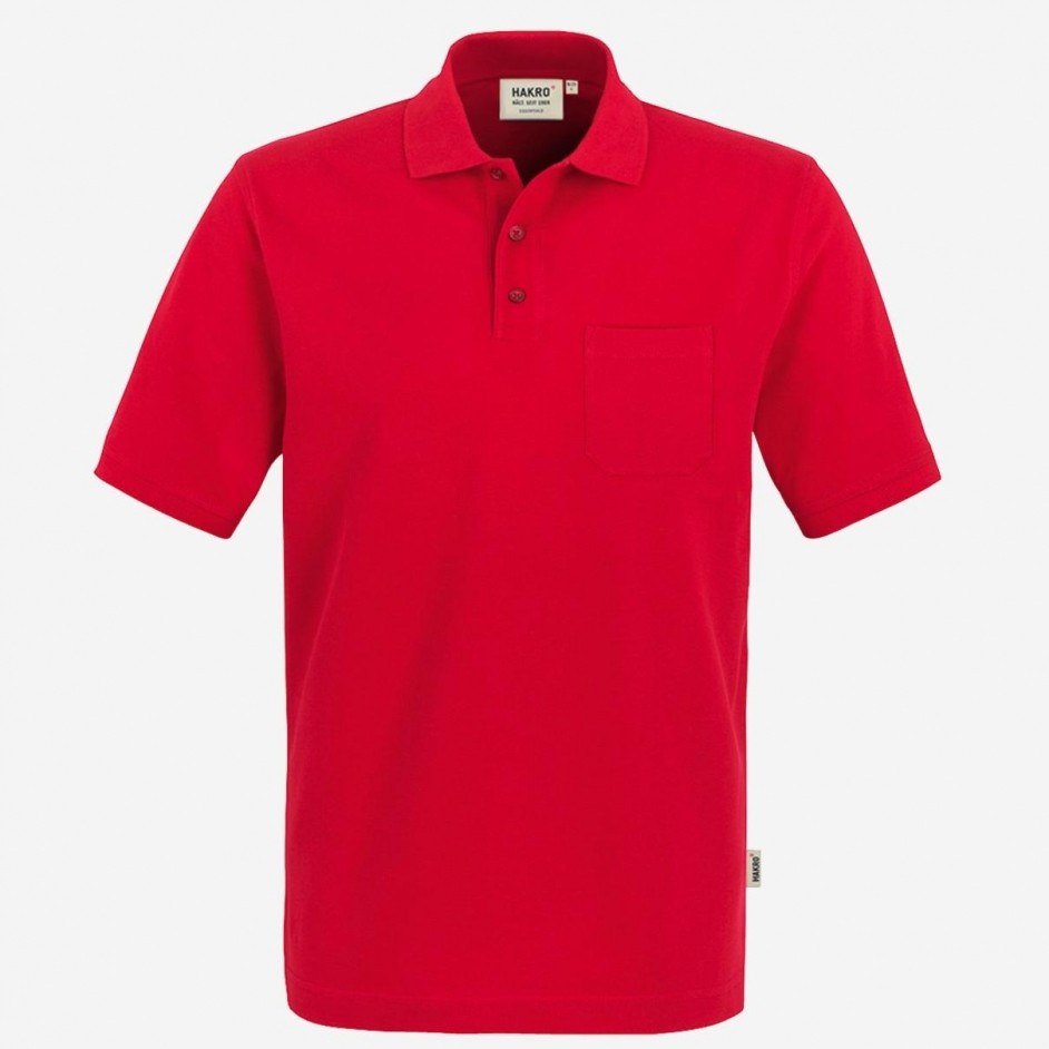 Hakro heren pocket poloshirt top 802