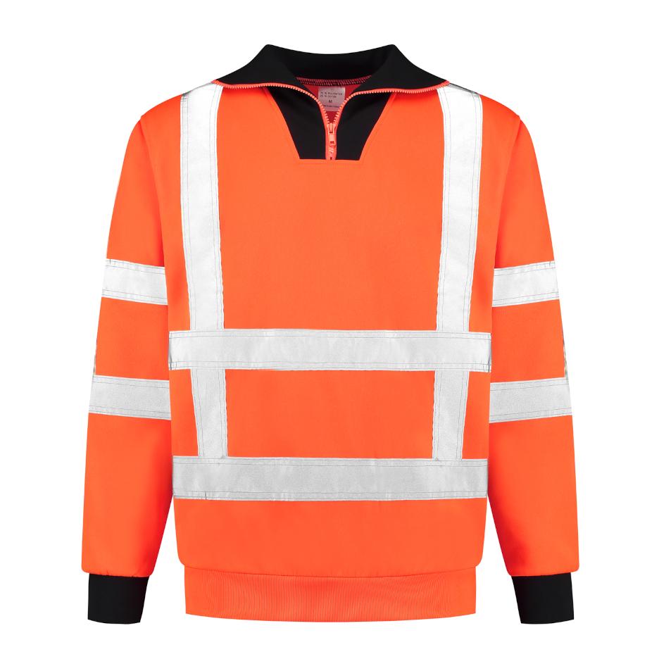 Webshirtcompany Zipsweater High Visibility RWS